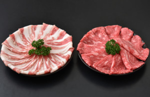 黒毛和牛・黒豚すきしゃぶ2段重kimikado鹿児島鹿児島おかずお惣菜ギフトお肉魚中食宅配ubereats出前館