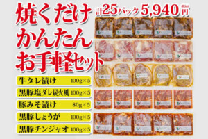 焼くだけかんたんお手軽セット600